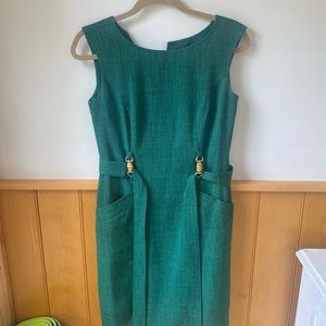 Green Ellen Tracy dress - size 2 barely worn
